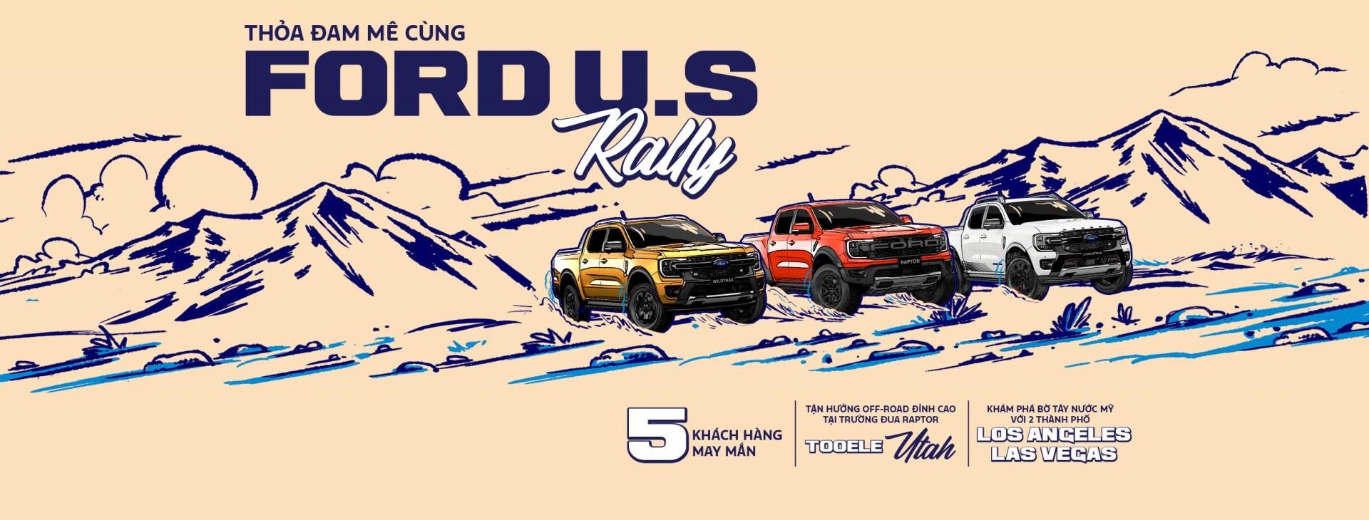 Chương trình Thỏa Mãn Đam Mê Cùng Ford US Rally tại Ford Bến Thành